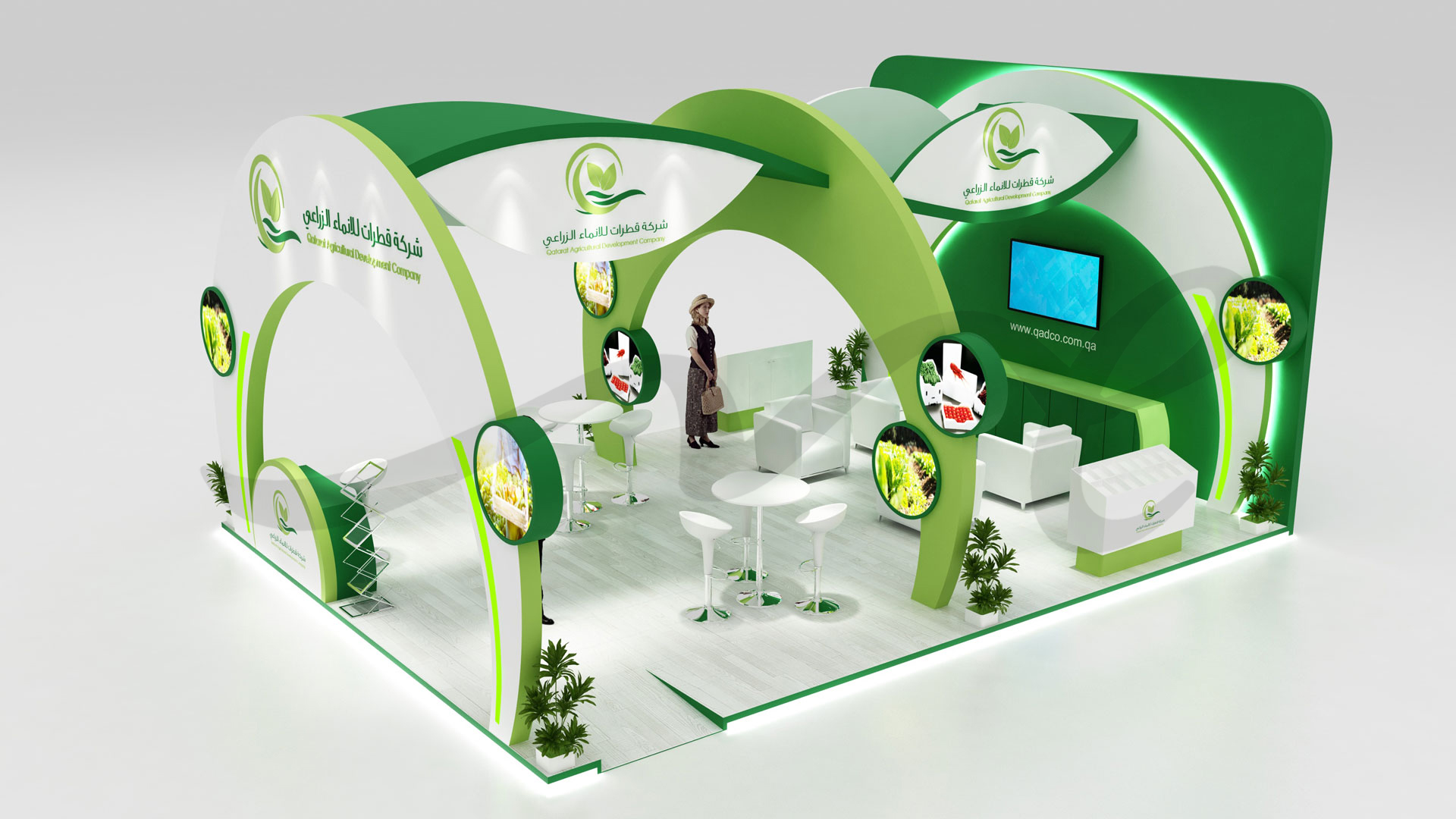 3D Design of QADCO Stand for Agriteq 2019 by ME Visual