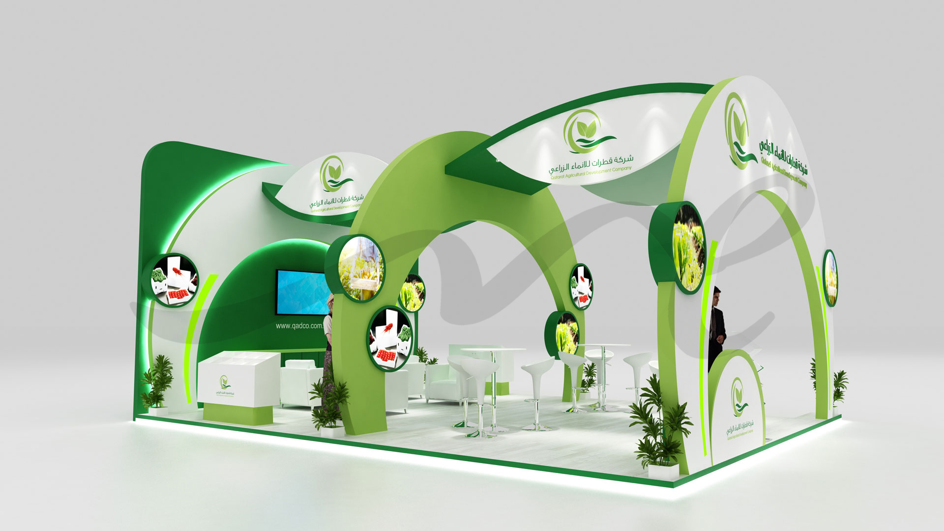 3D Design of QADCO Stand for Agriteq 2019 by ME Visual