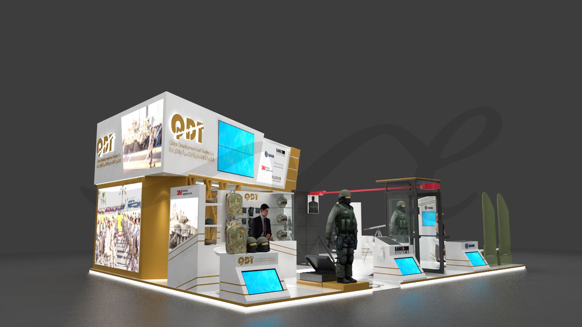 QDT Stand 3D Design by ME Visual