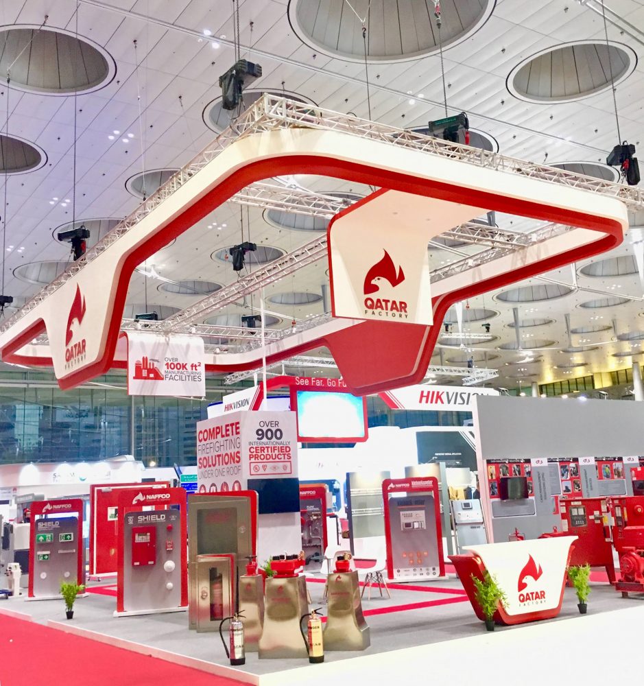 Qatar Factory Exhibition Stand ME Visual
