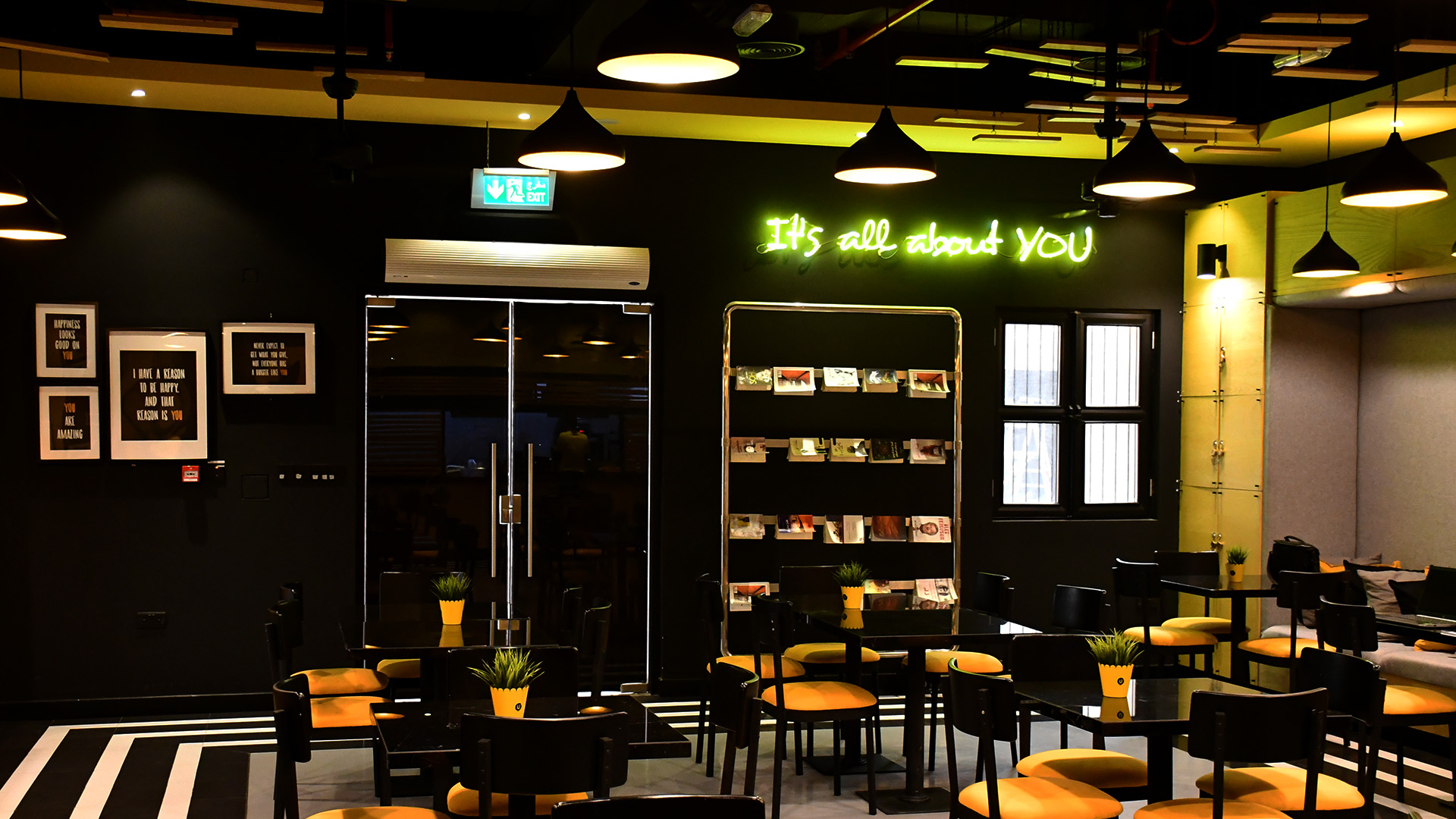 Interior Fit-Out for U Burger in Katara by ME Visual, Qatar