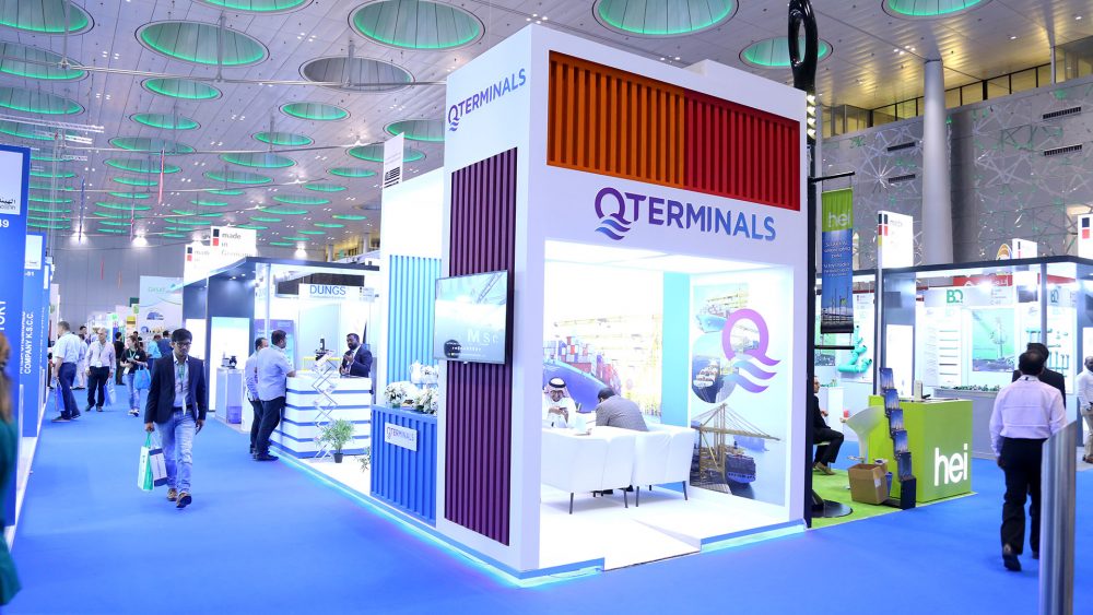 QTerminals Stand Project Qatar 2019 ME Visual