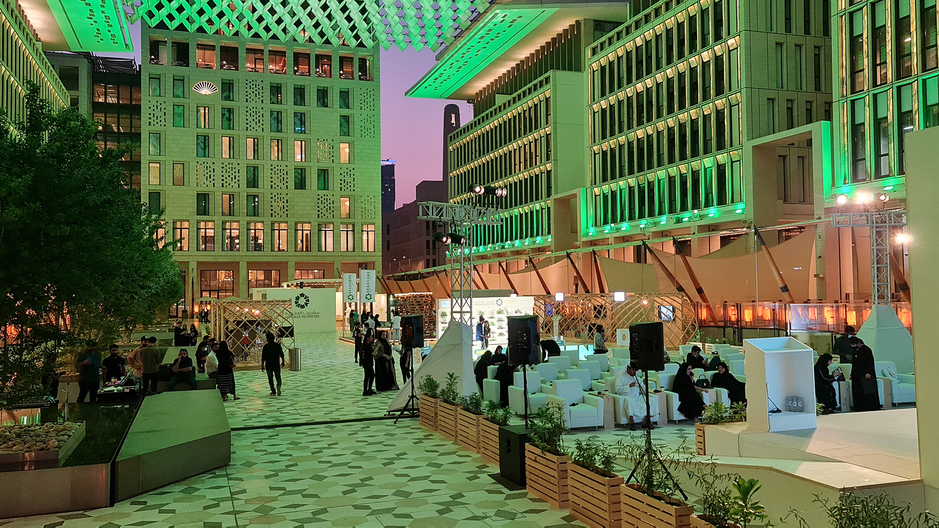 Qatar Sustainability Week 2021 Event designed, built and managed by ME Visual WLL